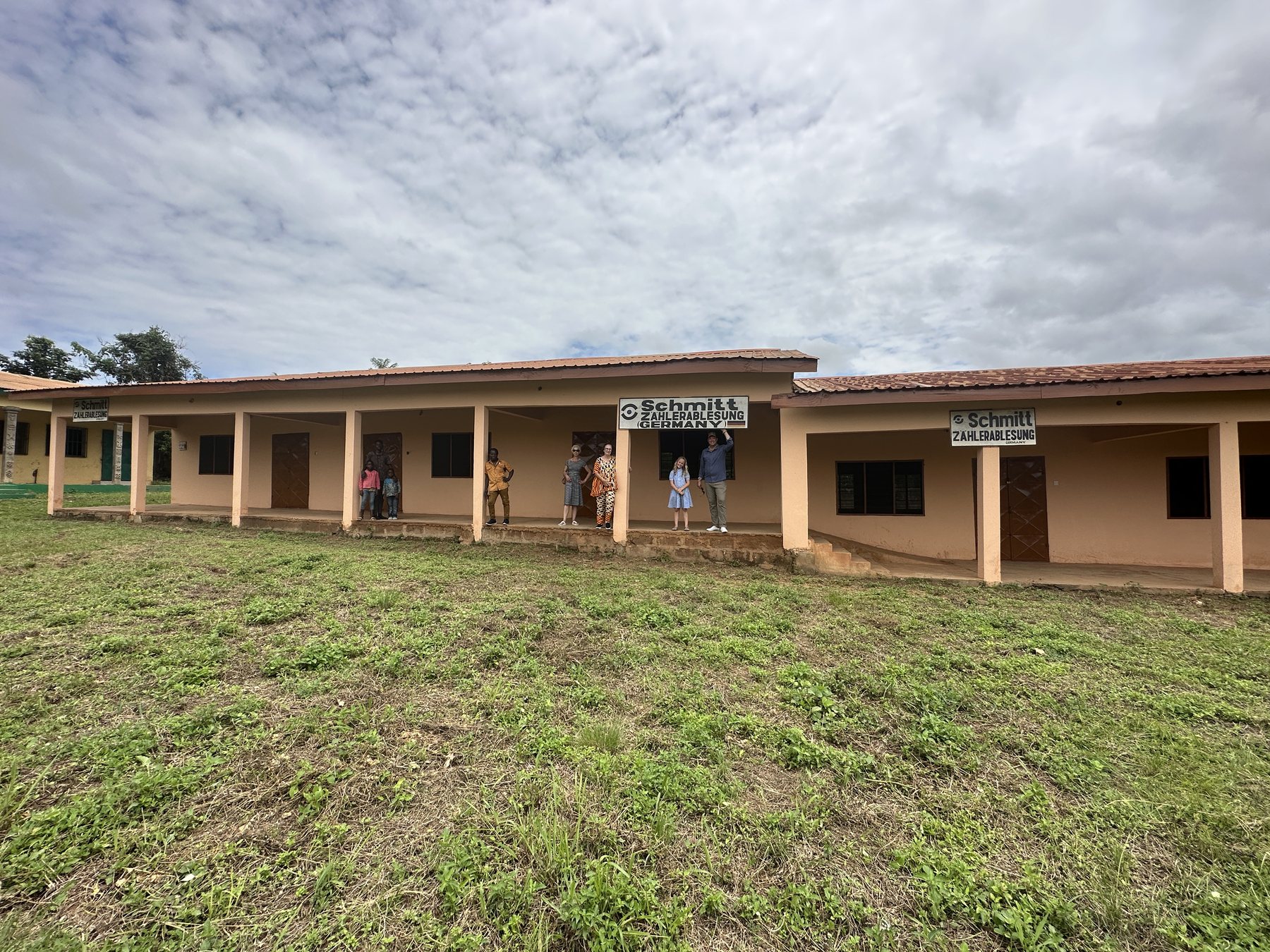 Schulgebäude in Ghana